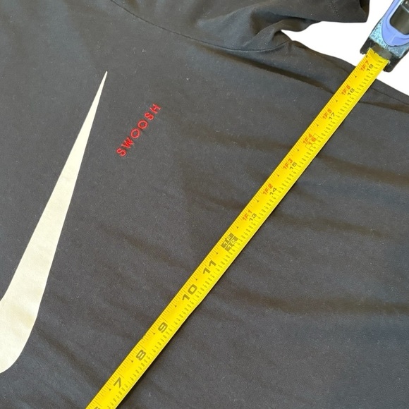 The Nike Too Black and White + Red “Swoosh” Short Sleeve T-Shirt, Size L - Picture 5 of 8